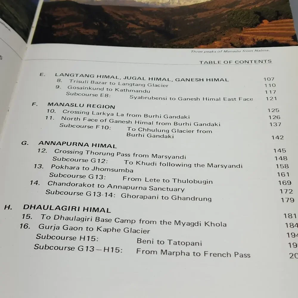 Trekking in Nepal By Toru Nakano Early Edition 1985
